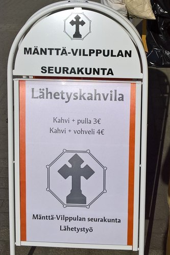 Avaa kuva isommaksi Lähetyskahvilakyltti