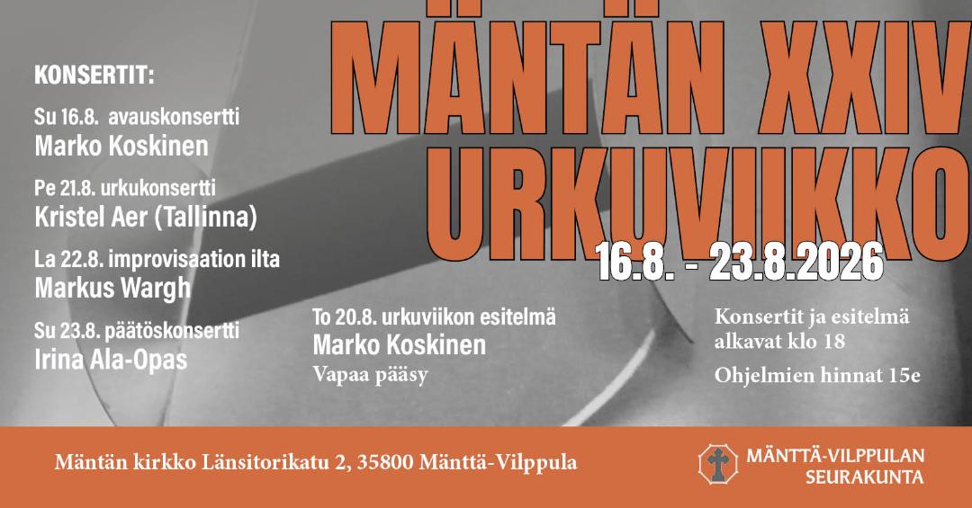 Linkki urkuviikon tarkempiin tietoihin